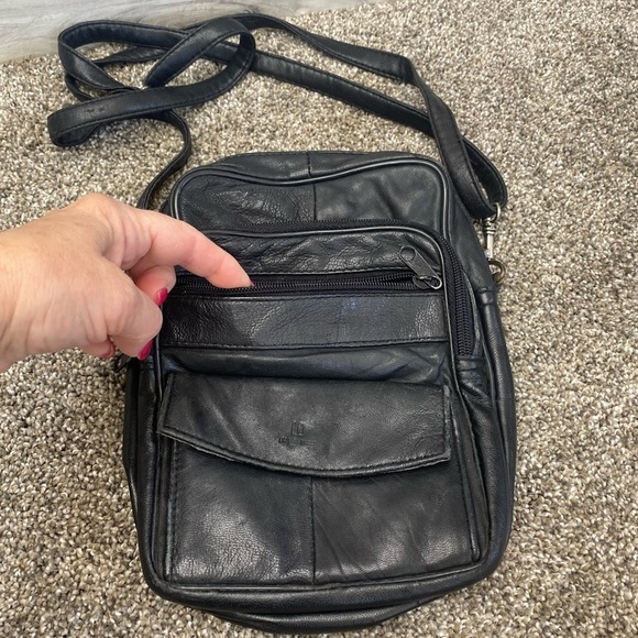 Leather Direct Men’s Messenger Army Travel Bag Crossbody - Picture 3 of 14